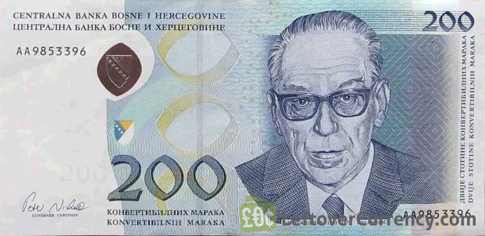 Bosnia and Herzegovina convertible mark