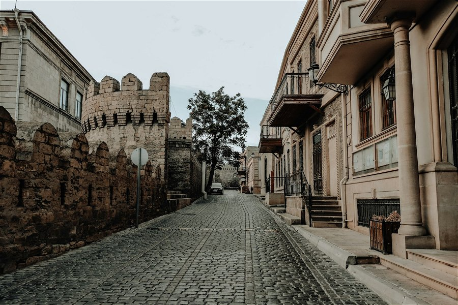 Icherisheher Street &copy;Azar Kazzimli