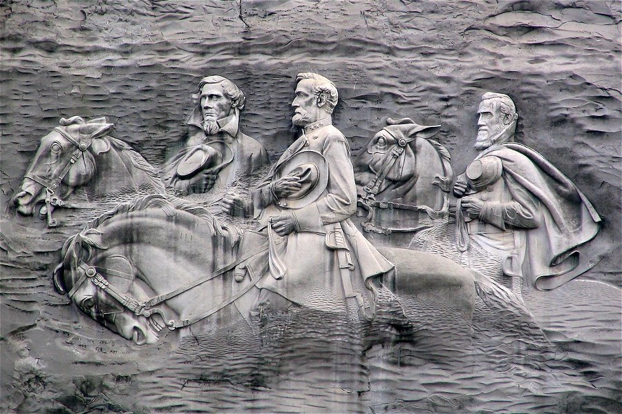 Confederate Memorial Carving &copy;Peter Kaminski