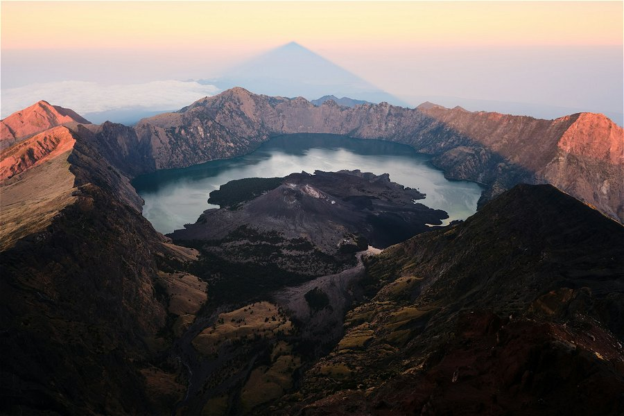 The shadow of Mount Rinjani &copy;Joshua Kettle