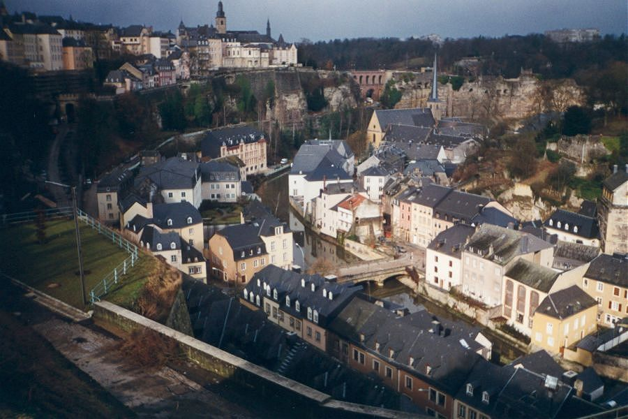 View over Grund, or lower town
