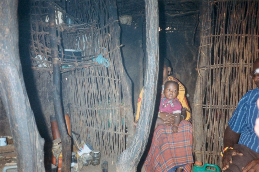 inside the huts it is remarkably cool