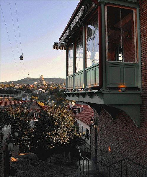 The cable car to Mtatsminda Park &copy;Nino Gakhokia