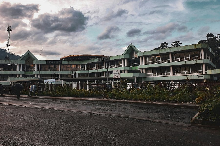 Ipatas Centre, also know as the Green House in Wabag &copy;Dicky Wauyari