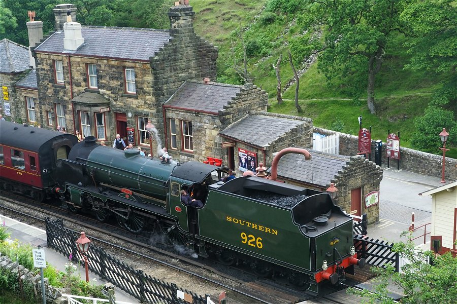 Historic railroad in Whitby &copy;Don Lodge