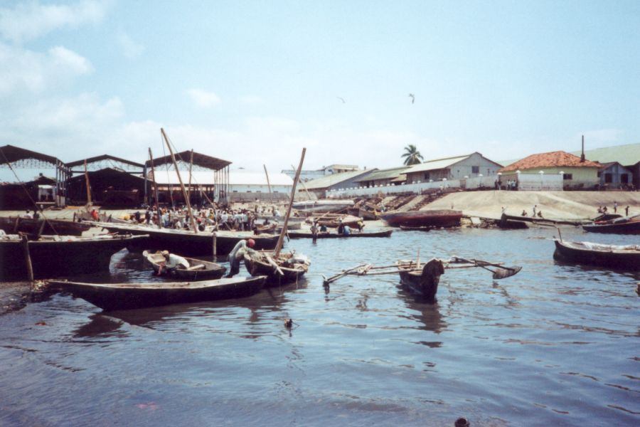 The harbour in Stone Town