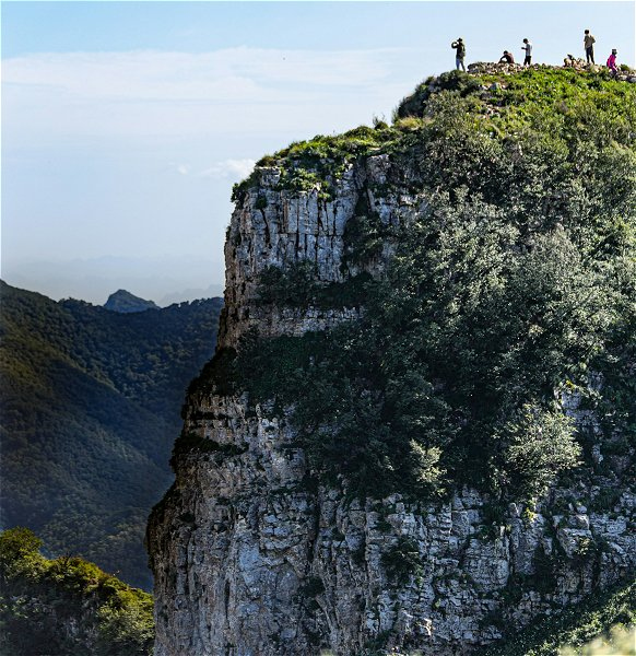 The mountainous area around Zhāngjiākǒu&copy;Lison Zhao