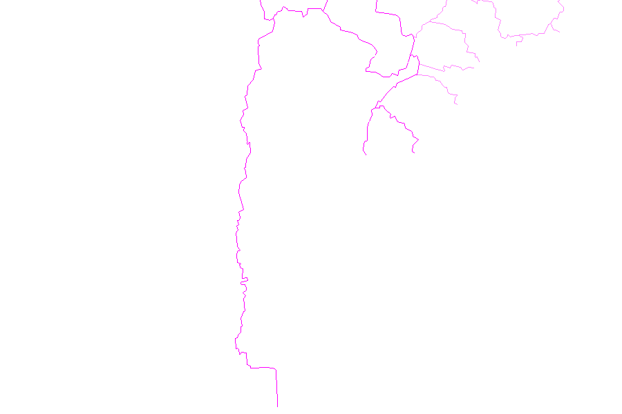 Weather map of Argentina