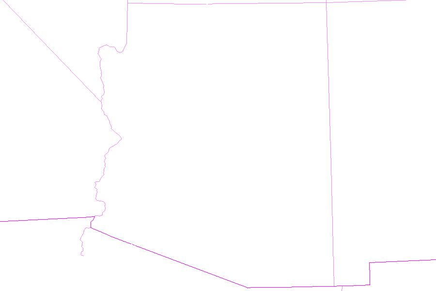 Weather map of Arizona