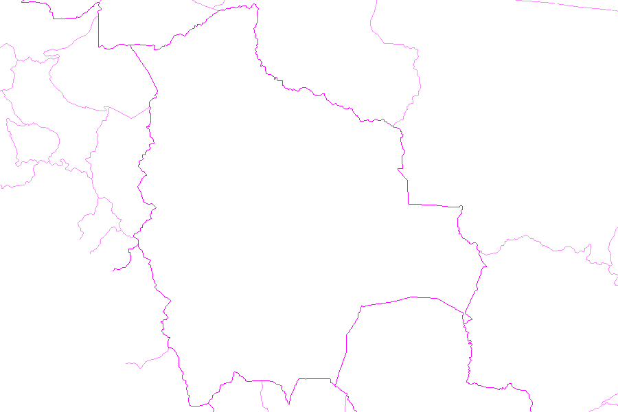 Weather map of Bolivia