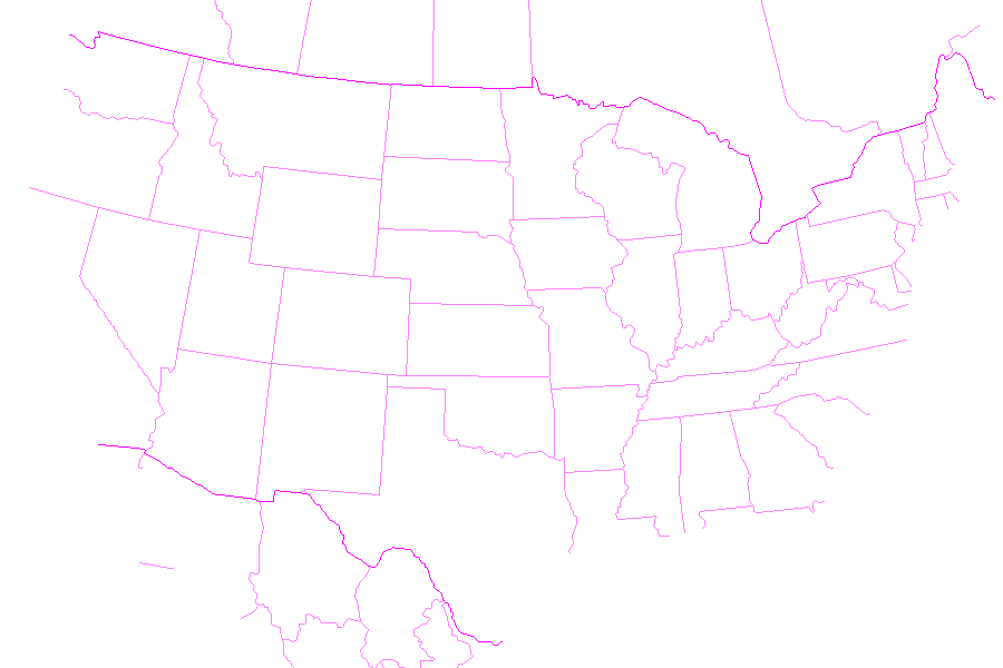 Weather map of Continental United States Weather map of Continental United States