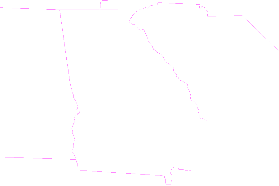 Weather map of Georgia,United States