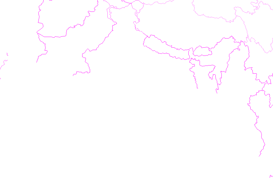 Weather map of India