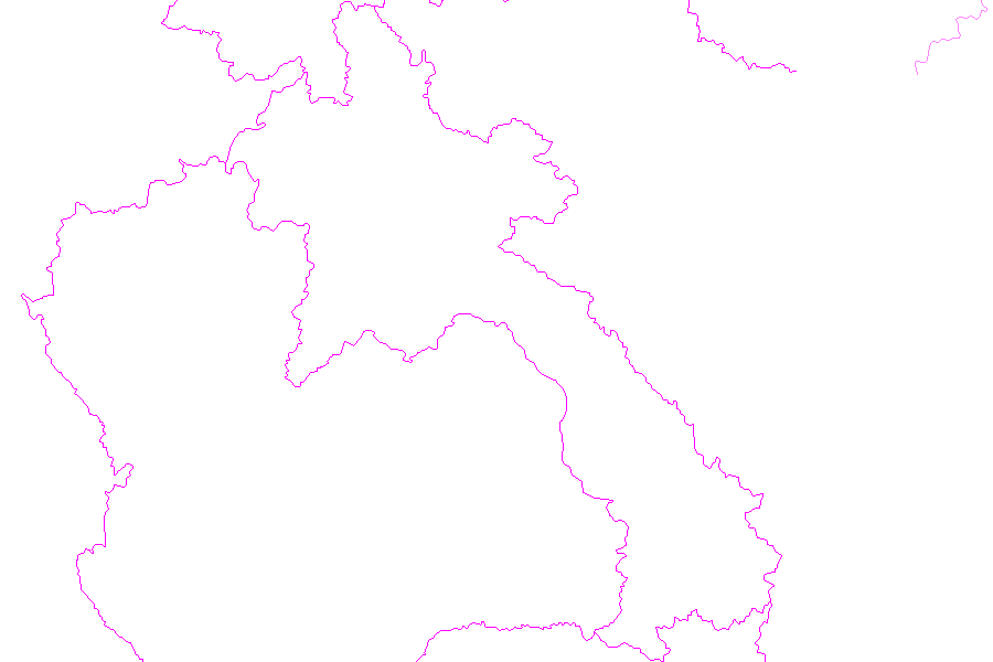 Weather map of Laos