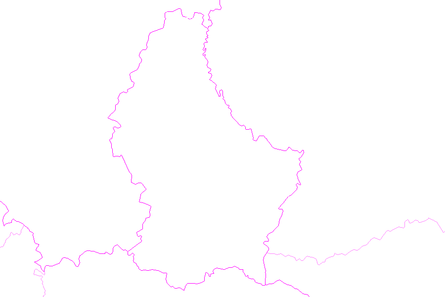 Weather map of Luxembourg