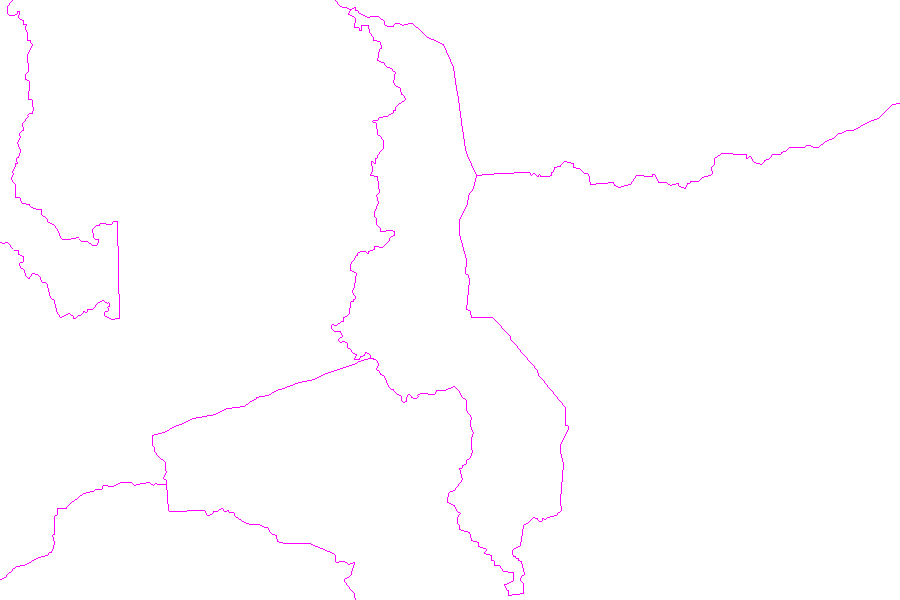 Weather map of Malawi