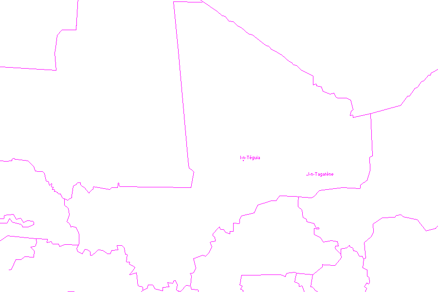 Weather map of Mali