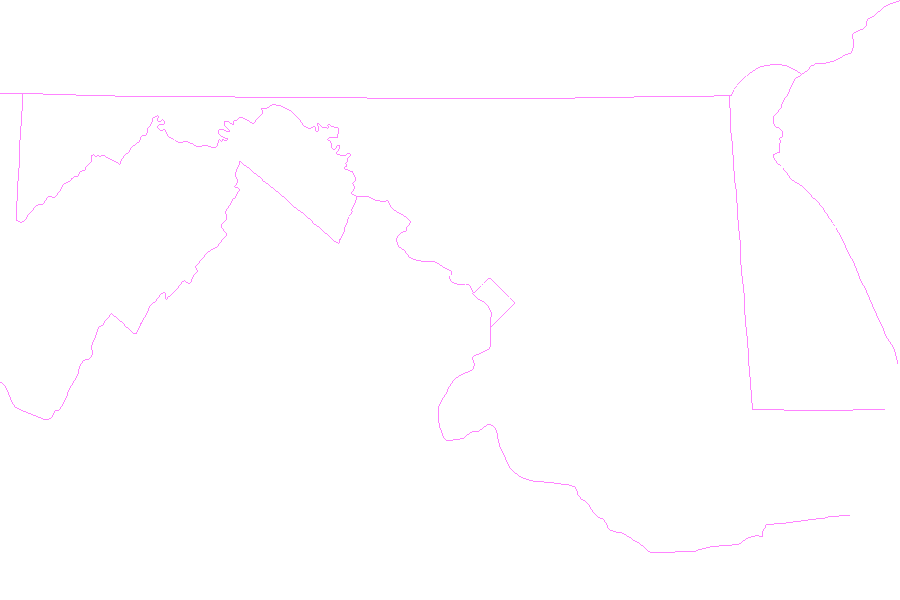 Weather map of Maryland