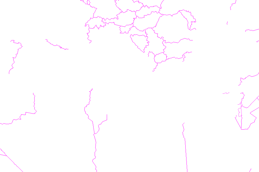 Weather map of Mediterranean