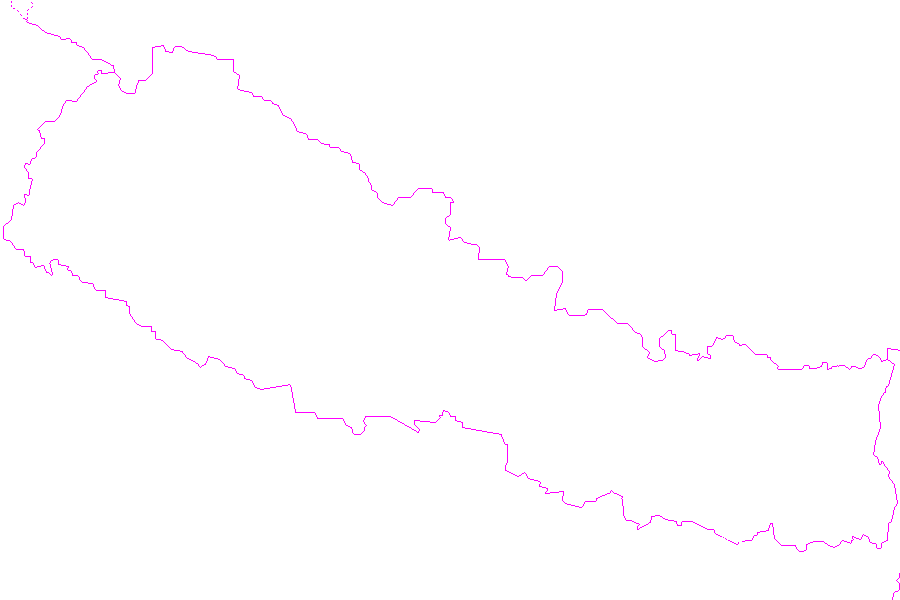 Weather map of Nepal