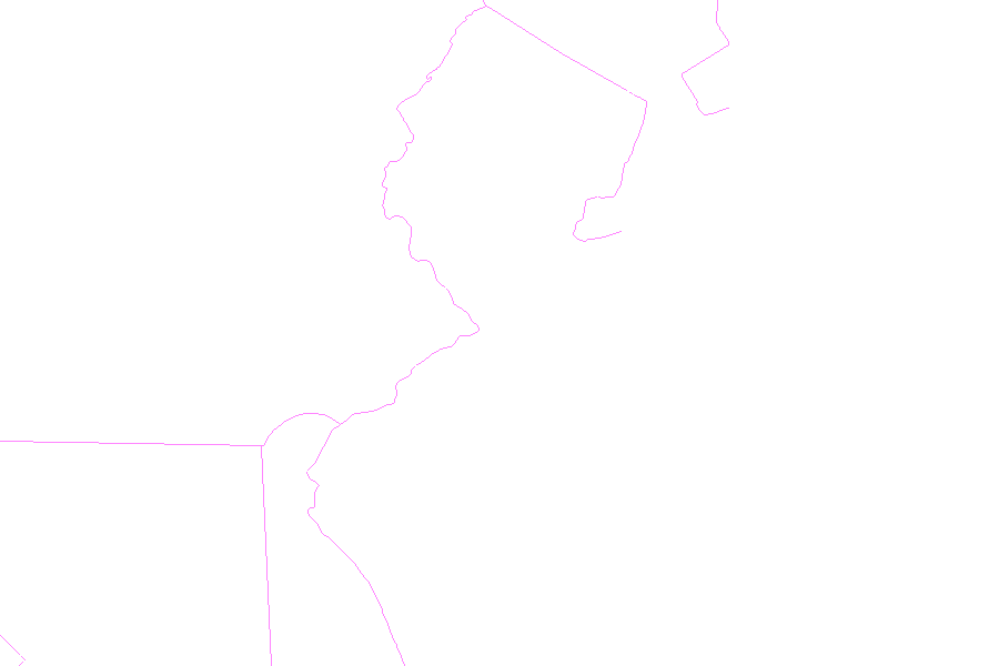 Weather map of New Jersey