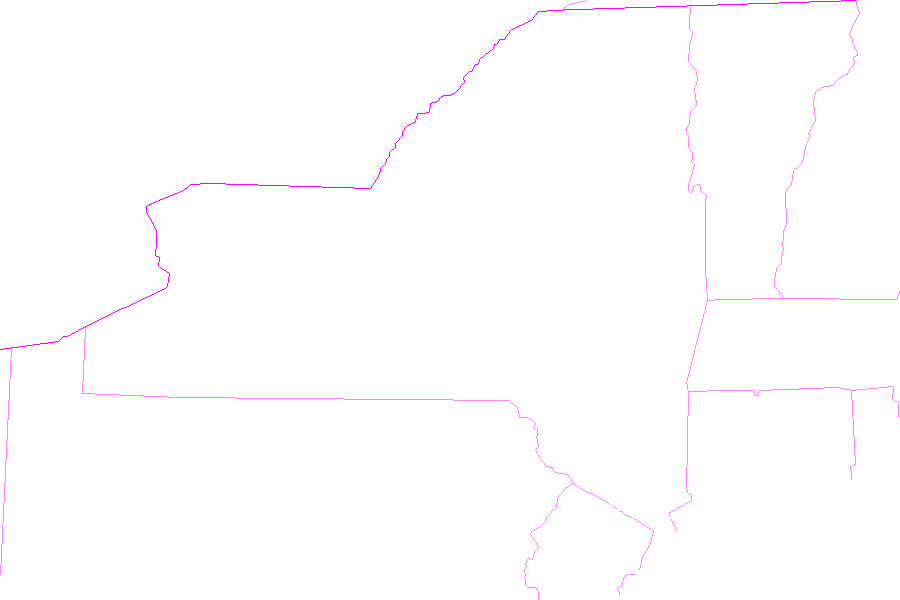 Weather map of New York