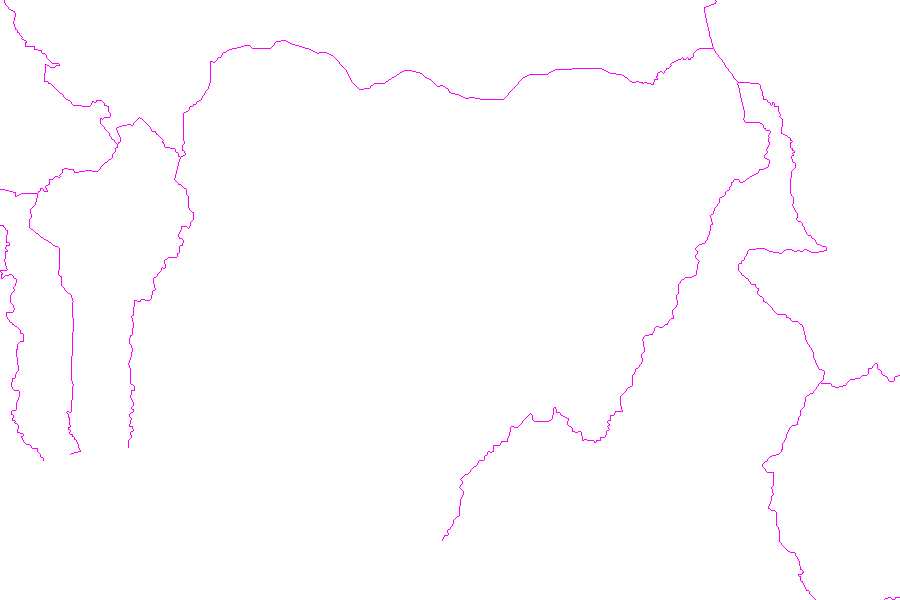 Weather map of Nigeria