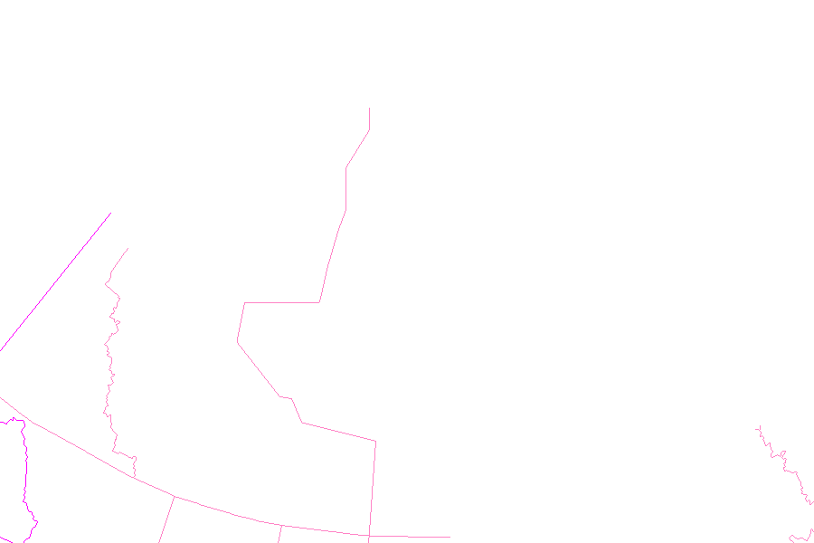 Weather map of Nunavut Territory