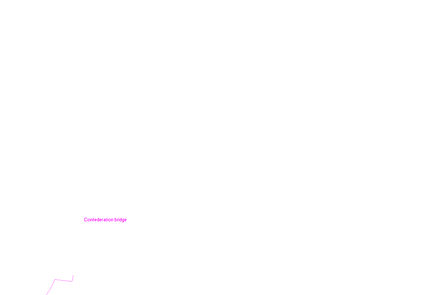 Weather map of Prince Edward Island