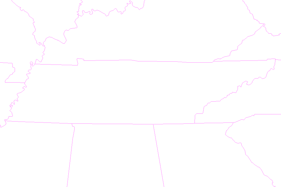 Weather map of Tennessee Weather map of Tennessee