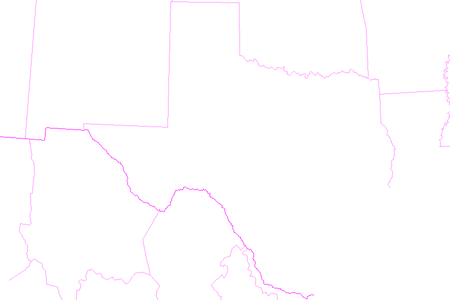 Weather map of Texas Weather map of Texas