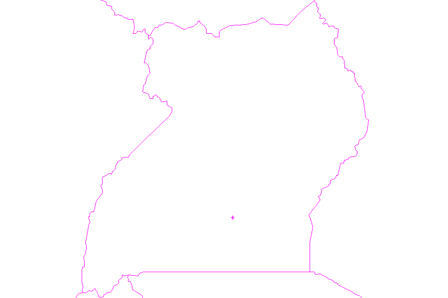 Weather map of Uganda