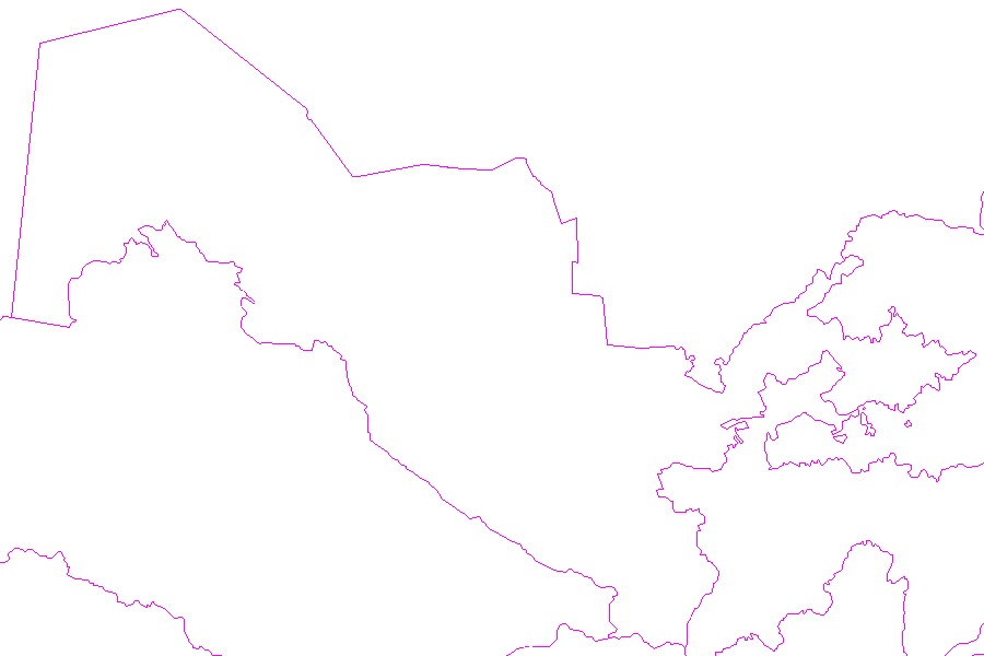 Weather map of Uzbekistan