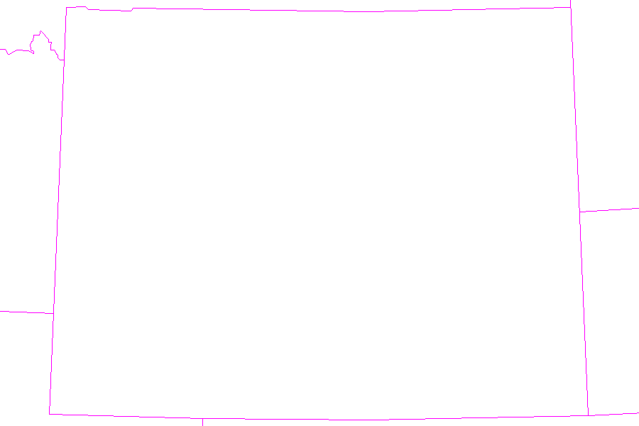 Weather map of Wyoming